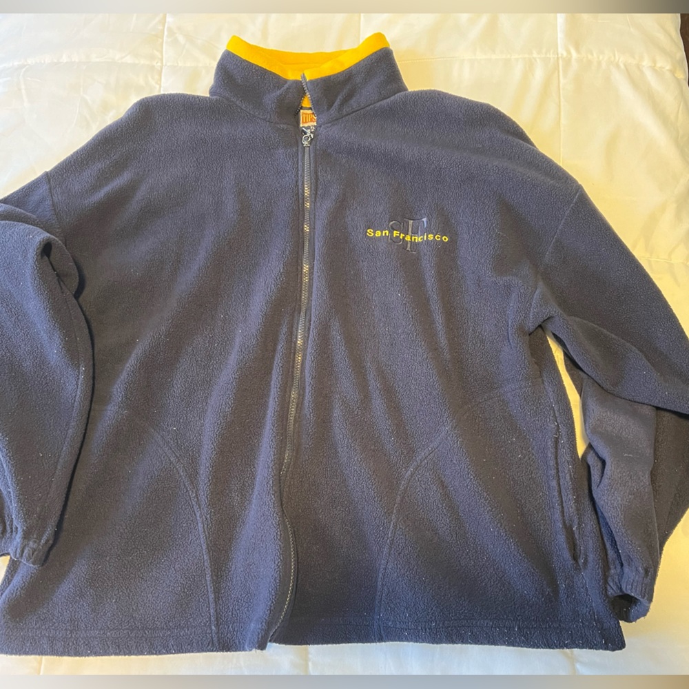 San Fransisco California Zip Up Fleece Jacket